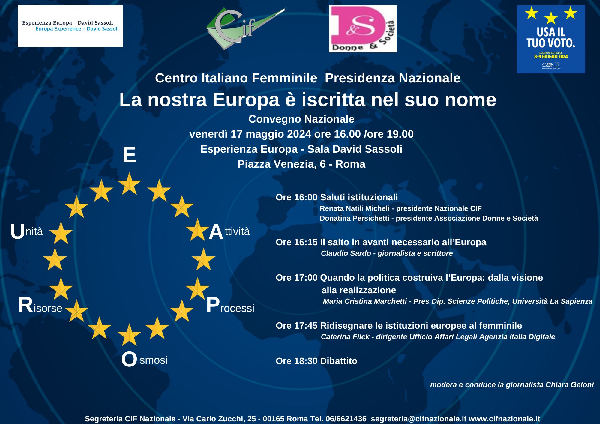 La nostra Europa è iscritta nel suo nome