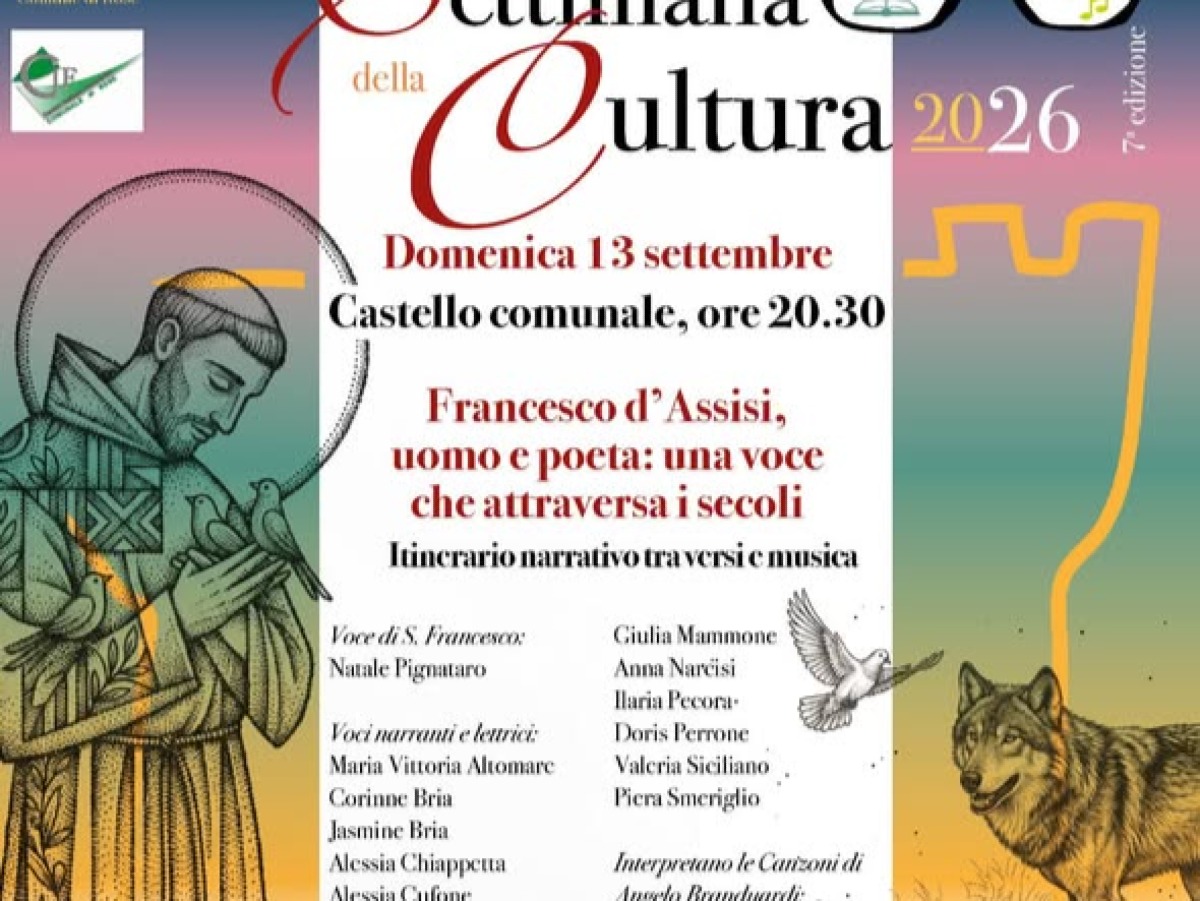CIF ROSE Francesco d'Assisi, uomo e poeta: una voce che attraversa i secoli