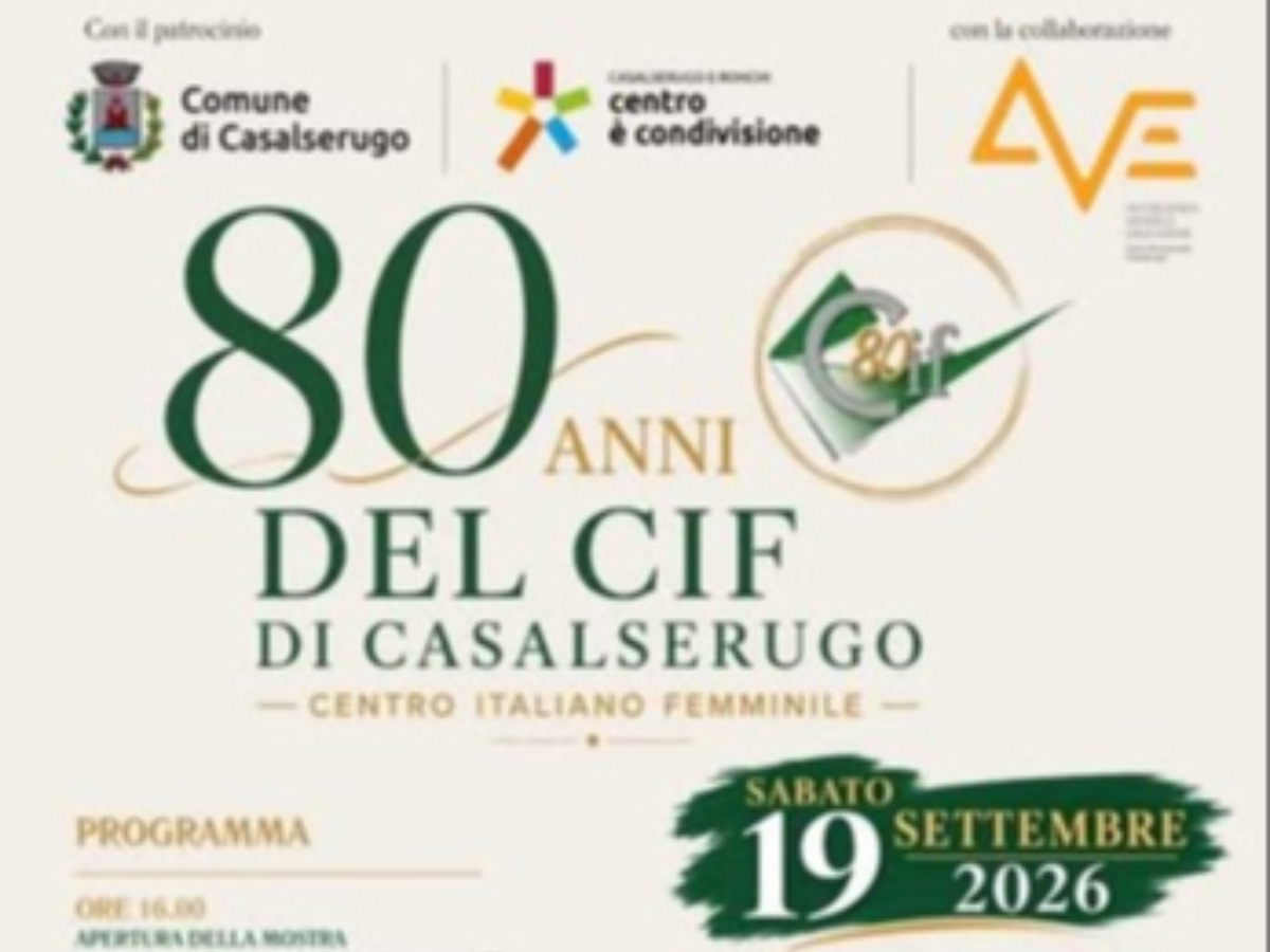 CIF CASALSERUGO Una giornata di memoria, gratitudine e condivisione