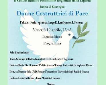 CIF LIGURIADonne e costruttrici di pace