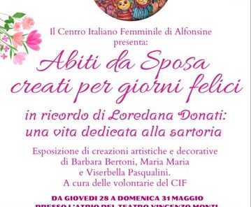 CIF ALFONSINEAbiti da Sposa per giorni felici