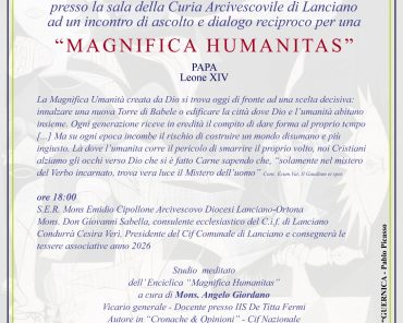 CIF LANCIANO“Magnifica Umanitas”