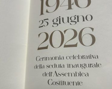 Il CIF alla cerimonia celebrativa della seduta inaugurale dell’Assemblea Costituente