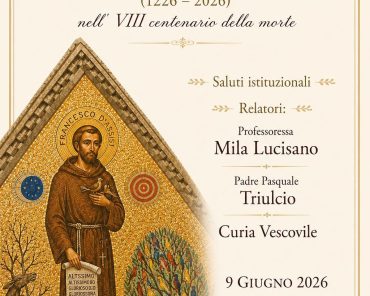 CIF REGGIO CALABRIA  San Francesco uomo, intellettuale e profeta